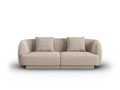 Canapea 2 locuri, Tulum, Cosmopolitan Design, 180x90x70 cm, tesatura chenille, bej