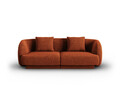 Canapea 2 locuri, Tulum, Cosmopolitan Design, 180x90x70 cm, tesatura chenille, teracota