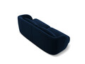 Canapea 2 locuri, Tulum, Cosmopolitan Design, 180x90x70 cm, catifea, albastru regal