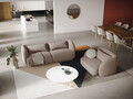Canapea 2 locuri, Tulum, Cosmopolitan Design, 180x90x70 cm, catifea, bej
