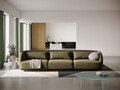 Canapea 3 locuri, Tulum, Cosmopolitan Design, 255x90x70 cm, catifea, verde