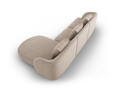 Coltar dreapta 4 locuri, Tulum, Cosmopolitan Design, 255x156x70 cm, tesatura chenille, bej