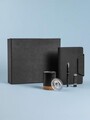 Set agenda 4 piese Bodo, Homla, 31x27x8 cm, 200 ml, poliuretan, negru