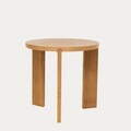 Masuta de cafea Tabula, Homla, 50x45 cm/40x40 cm, furnir de stejar/MDF, maro