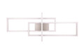 Plafoniera Salinas, TRIO, 100x40x11.5 cm, 34W, 1x SMD, metal, argintiu mat