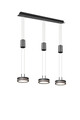 Lustra Franklin, TRIO, 85x14x150 cm, 9W, 3x SMD, aluminiu, antracit
