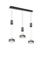 Lustra Franklin, TRIO, 85x14x150 cm, 9W, 3x SMD, aluminiu, antracit