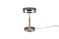 Lampa de masa Franklin, TRIO, 14x25 cm, 6W, 1x SMD, metal, argintiu mat