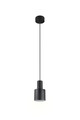 Lustra Agudo, TRIO, 12x150 cm, 10W, 1x E27, metal, negru mat