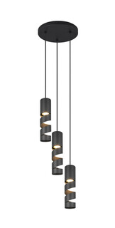 Negru mat, Lustra 30x150 cm