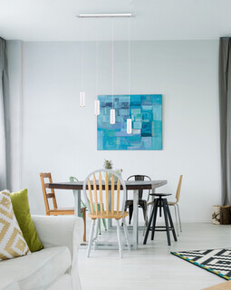 Alb, Lustra 75x9x150 cm