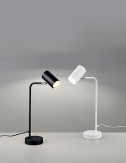 Alb mat, Lampa de masa 12x25x45 cm