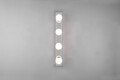 Aplica de perete Theatro, TRIO, 55x8.5x6 cm, 10W, 4x E27, metal, argintiu