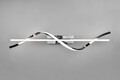 Plafoniera Isabel, RL, 100x18x25.5 cm, 26W, 1x SMD, metal, argintiu