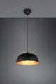 Lustra Punch, RL, 35x150 cm, 40W, 1x E27, metal, negru mat
