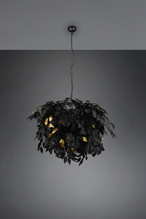 Negru mat;Auriu, Candelabru 70x150 cm