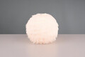 Lampa de masa Furry, RL, 30x24 cm, 10W, 1x E14, plus sintetic, alb