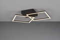 Plafoniera Trail, RL, 44.5x39.5x6.9 cm, 20W, 1x SMD, metal, negru mat