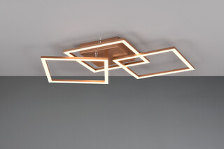 Bronz, Plafoniera 52.5x52.5x7 cm