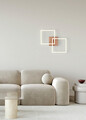 Plafoniera Trail, RL, 44.5x39.5x7 cm, 20W, 1x SMD, metal, bronz