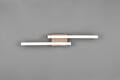 Plafoniera Route, RL, 56x9x7 cm, 5W, 2x SMD, MDF, natur/negru