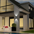 Aplica de perete pentru exterior Colorado, TRIO, 9x6.5x20 cm, 3W, 2x SMD, aluminiu turnat, antracit