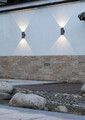 Aplica de perete pentru exterior Colorado, TRIO, 9x6.5x20 cm, 3W, 2x SMD, aluminiu turnat, antracit
