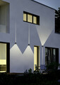 Aplica de perete pentru exterior Adaja, TRIO, 8x8x8 cm, 3W, 2x SMD, aluminiu turnat, antracit
