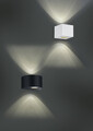 Aplica de perete pentru exterior Rosario, RL, 15x10.5x9 cm, 2W, 2x SMD, plastic, negru mat