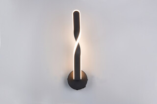 Negru mat, Aplica 12x15x45.5 cm