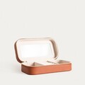Cutie pentru bijuterii Rinas, Homla, 20.5x10.5x6 cm, plastic/metal, maro