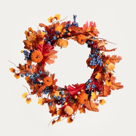 Decoratiune de usa Safira, Homla, 50 cm, plastic, multicolor