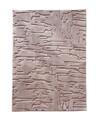 Covor 3D cu model in relief, Vista, Heinner, 80x150 cm, poliester, maro