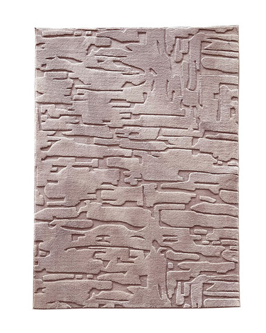 Covor 3D cu model in relief, Vista, Heinner, 120x160 cm, poliester, maro