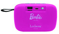 Boxa portabila pentru copii Barbie, LEXIBOOK, 11.7x3.8x7.8 cm, textil/silicon, roz