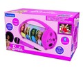 Boxa cu microfon si lumini pentru copii Barbie, LEXIBOOK, 27.6x11.7x15.5 cm, plastic/textil, roz
