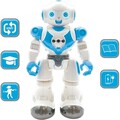 Jucarie robot programabil dansator Powerman Neo, LEXIBOOK, 30.5x22.5x10 cm, plastic, alb/albastru