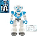 Jucarie robot programabil dansator Powerman Neo, LEXIBOOK, 30.5x22.5x10 cm, plastic, alb/albastru