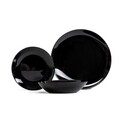 Serviciu de masa 18 piese Capri, Homla, ceramica, negru