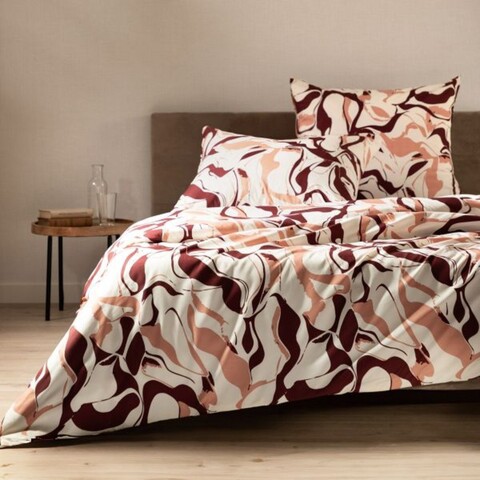 Lenjerie de pat King Size, Colette, Homla, 3 piese, 200x220 cm, microfibra din poliester, multicolor