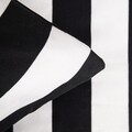 Lenjerie de pat pentru o persoana Rayas, Homla, 2 piese, 140x200 cm, microfibra din poliester, alb/negru