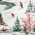 Lenjerie de pat pentru o persoana Cortina, Homla, 2 piese, 140x200 cm, bumbac, multicolor