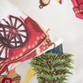 Lenjerie de pat King Size, Circus Joy, Homla, 3 piese, 200x220 cm, bumbac, multicolor