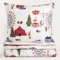 Lenjerie de pat pentru o persoana Circus Joy, Homla, 2 piese, 140x200 cm, bumbac, multicolor
