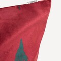 Lenjerie de pat King Size, Festa, Homla, 3 piese, 200x220 cm, poliester, rosu/verde