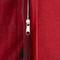 Lenjerie de pat King Size, Festa, Homla, 3 piese, 200x220 cm, poliester, rosu/verde