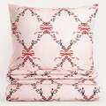Lenjerie de pat pentru o persoana Pinkette, Homla, 2 piese, 140x200 cm, bumbac, multicolor