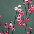 Lenjerie de pat King Size, Hollyberry, Homla, 3 piese, 200x220 cm, bumbac, verde/rosu