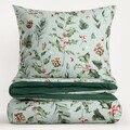 Lenjerie de pat King Size, Aurora, Homla, 3 piese, 200x220 cm, bumbac, multicolor