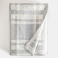Patura Gelin, Homla, 150x200 cm, bumbac/acril/poliester, gri/alb